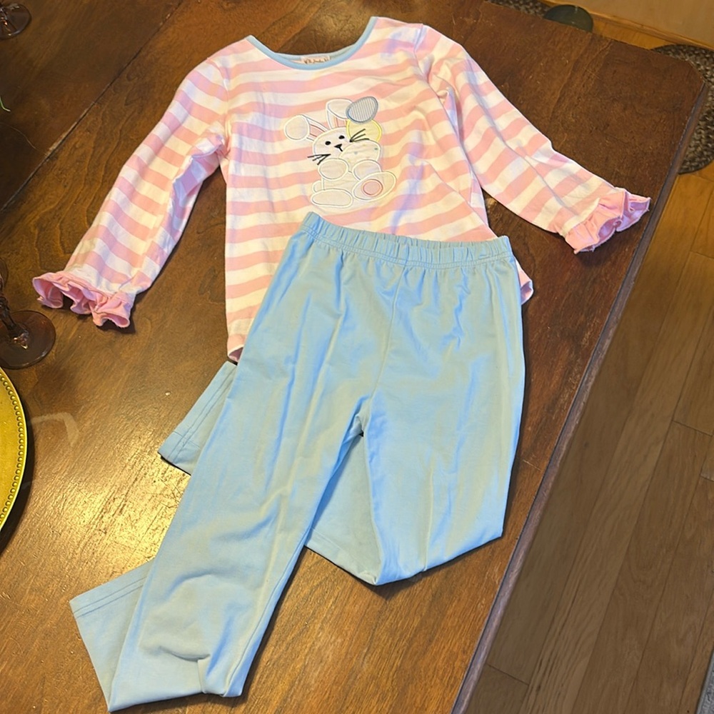NWOT The Smocking Place Easter Set